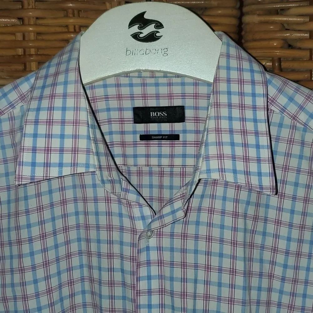 Hugo Boss Sharp Fit Dress Shirt 17.5 XL